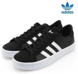 Fashion Adidas BB5205 Court vintage Running shoes black white sneakers ...