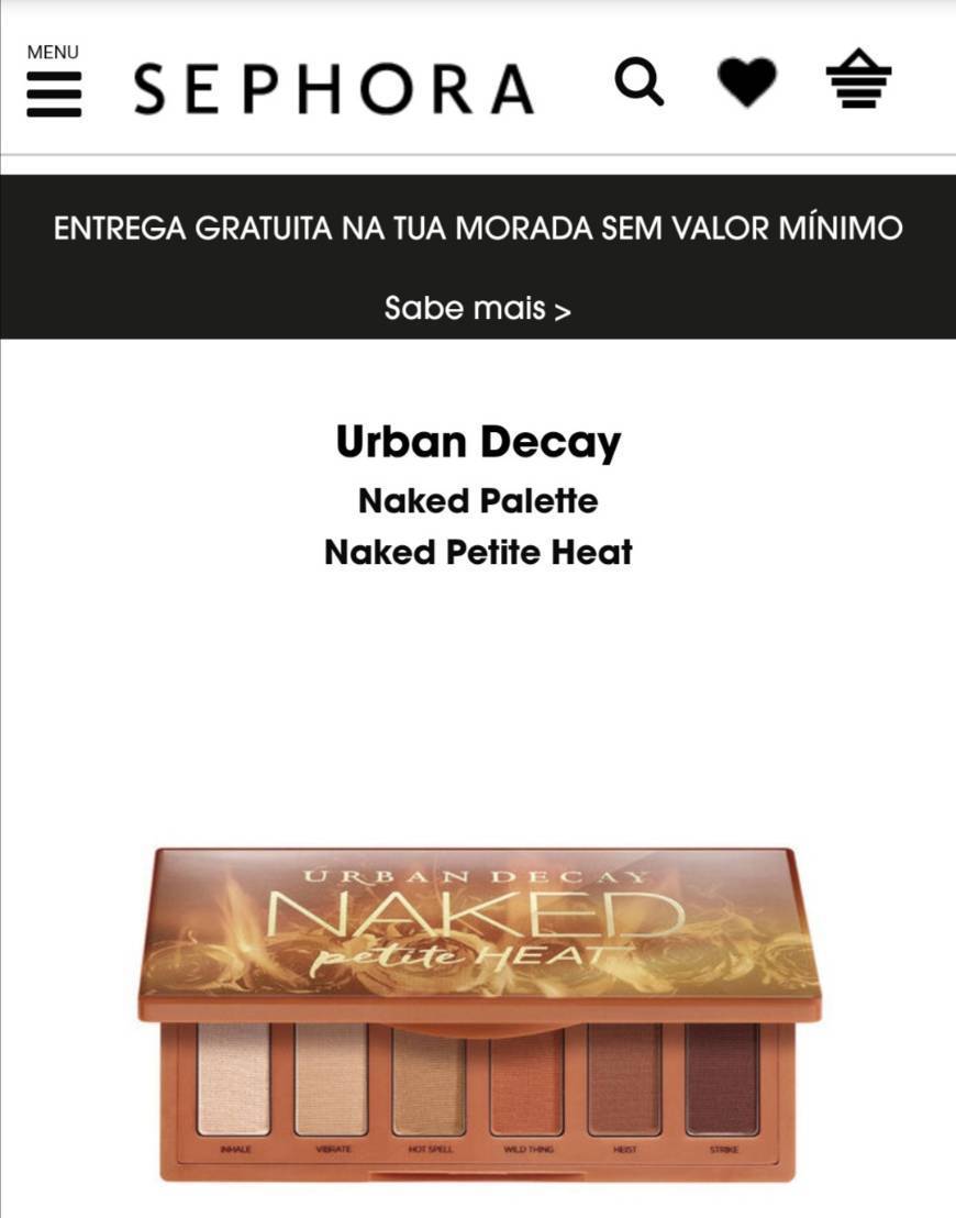 Producto Mini Paleta Urban Decay 