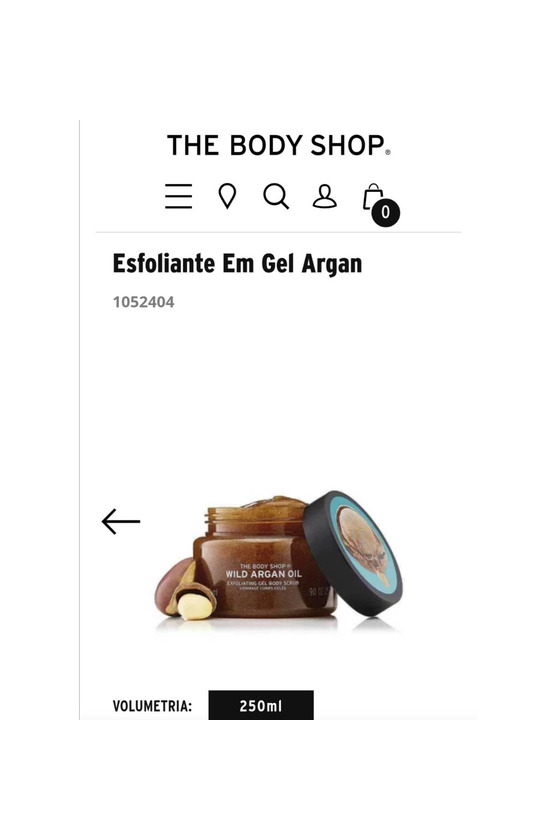 Product Esfoliante Em Gel Argan