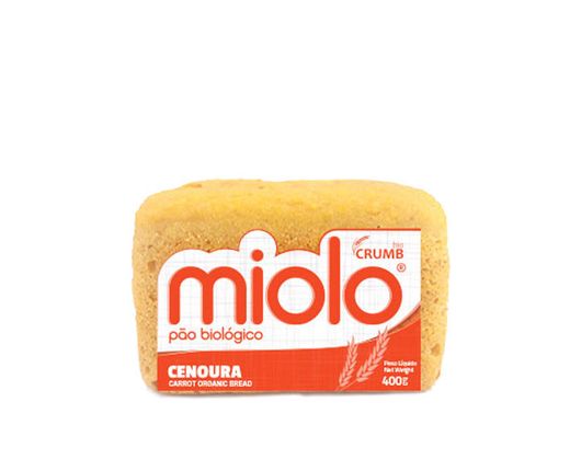 Pão de cenoura Miolo