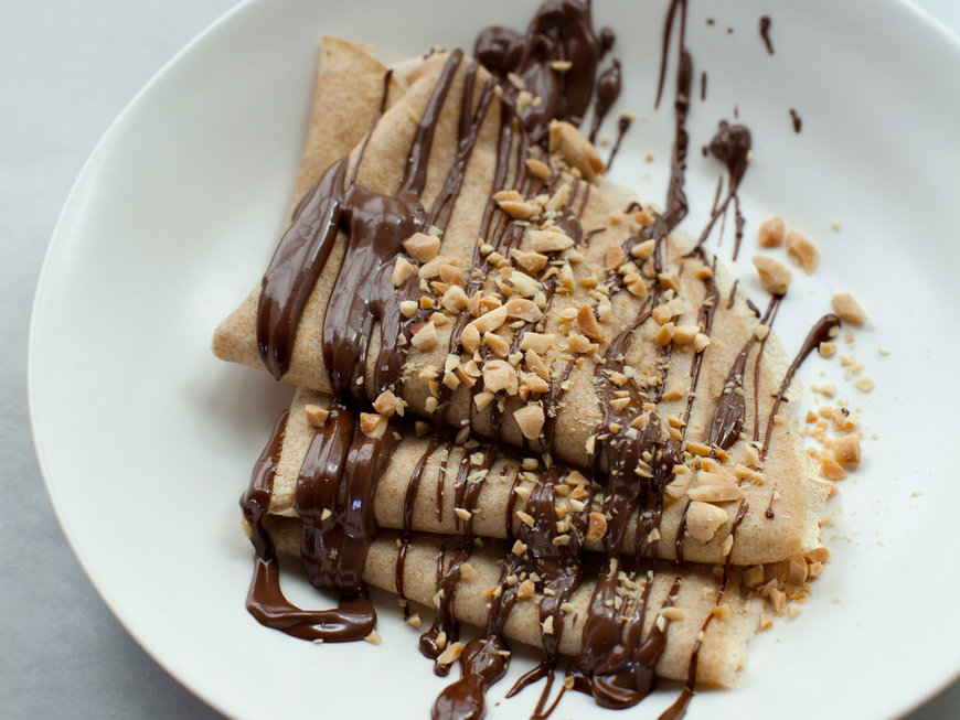 Social Crepe com chocolate 