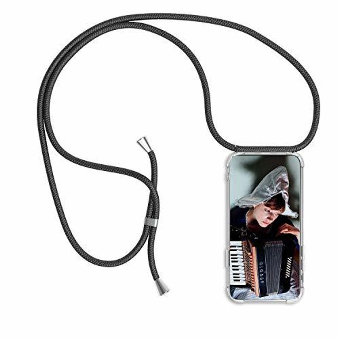 Social MICASE Funda con Cuerda para Apple iPhone 7/8