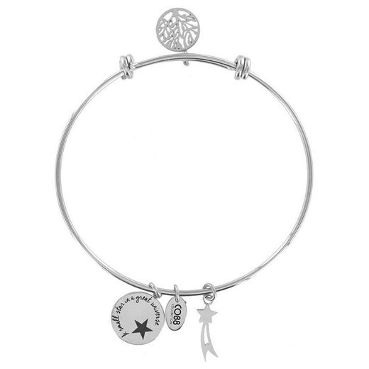 Stainless Steel Bracelet with Tree of Life and Koala Pendant