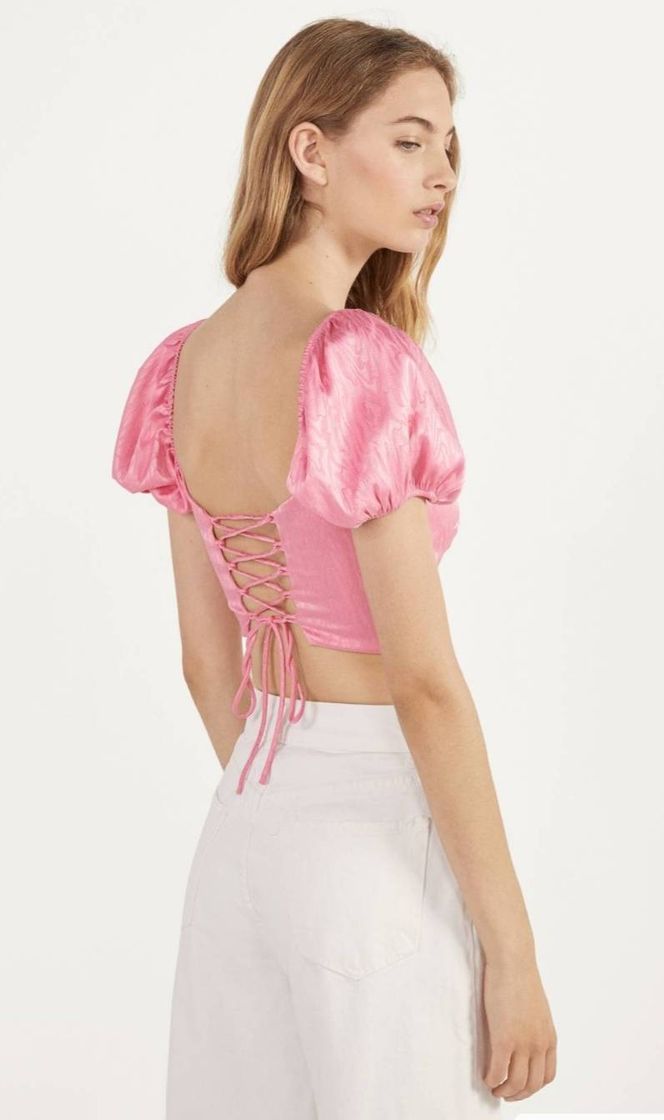 Product Pink satin blouse