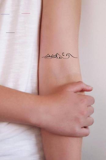 Tatuagem minimalista