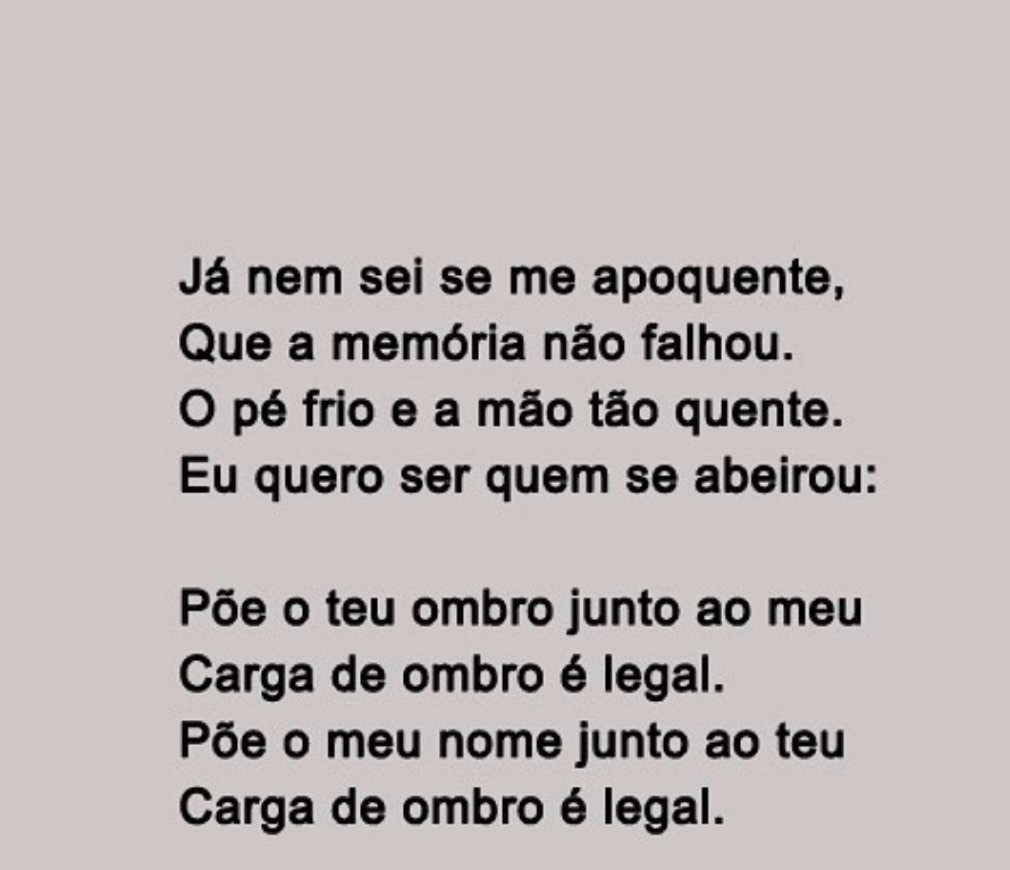 Canción Carga de ombro