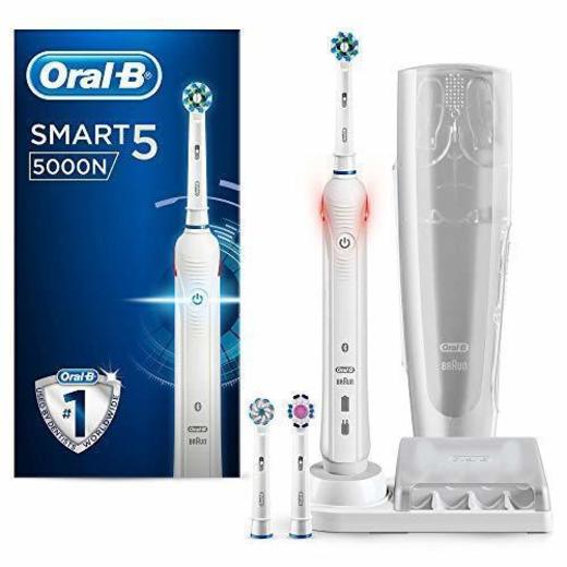 Oral-B Smart 5 5000N CrossAction - Cepillo Eléctrico 1 Blanco Conectado