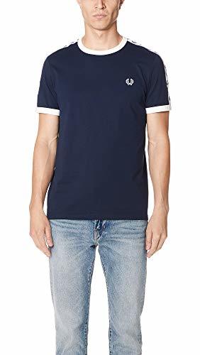 Product Fred Perry Taped Ringer Camiseta, Azul