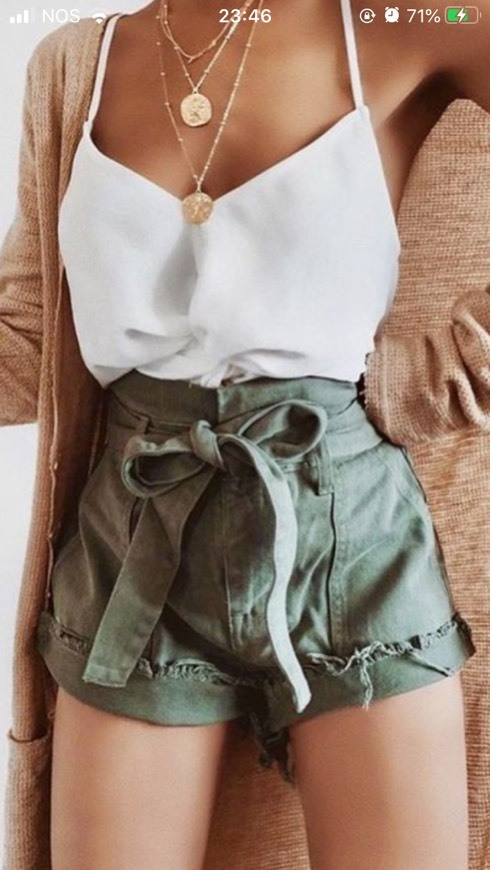 Moda green shorts 