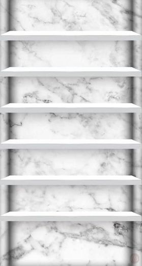 marble shelves