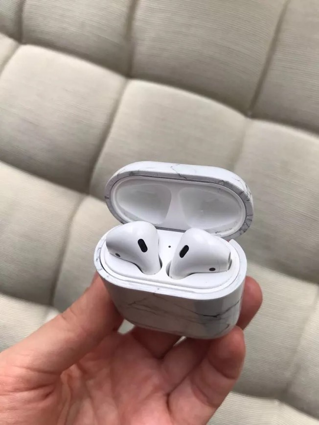 Social Airpods Marble Case