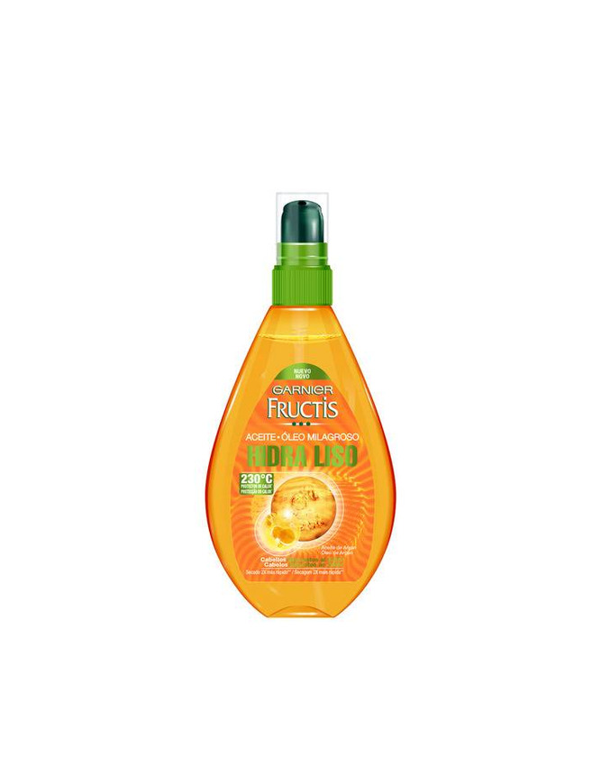 Belleza Garnier Fructis Hidra Liso Tratamiento Capilar Aceite Pelo Liso