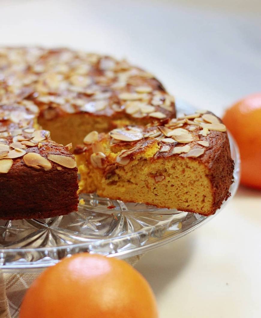 Social Bolo de laranja e amêndoa