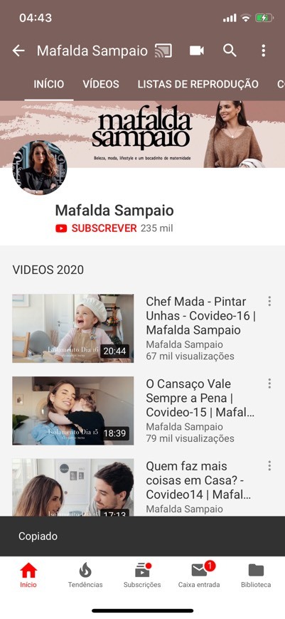 Moda Canal Mafalda Sampaio 