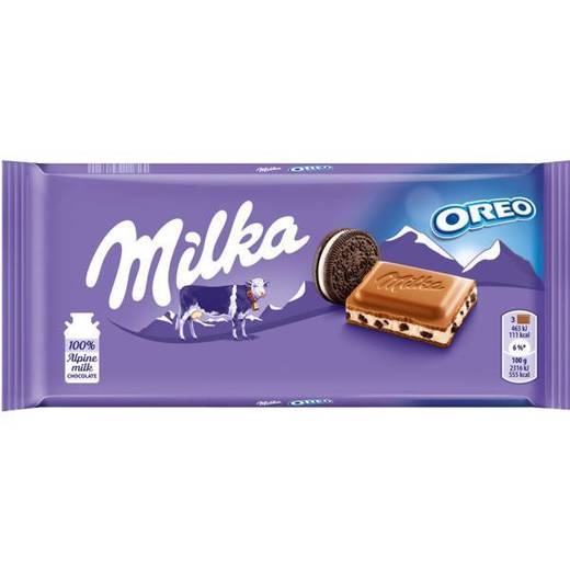 Chocolate Milka de Oreo 