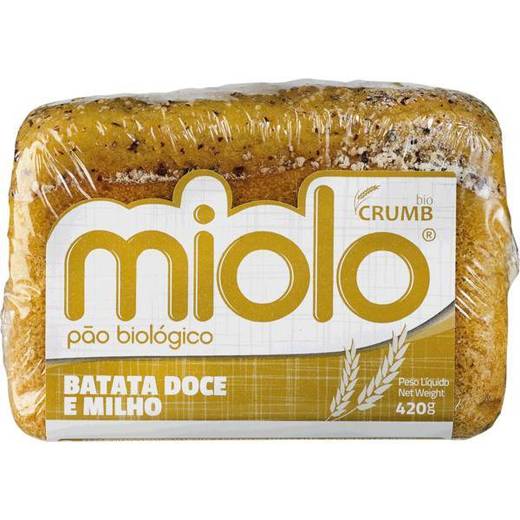 Pão Miolo de Batata Doce e Milho