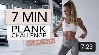 Fashion 7 MIN PLANK CHALLENGE