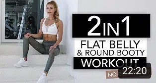 Moda 2 in 1 - FLAT BELLY & ROUND BOOTY WORKOUT 