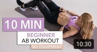 Fashion 10 MIN BEGINNER AB WORKOUT 