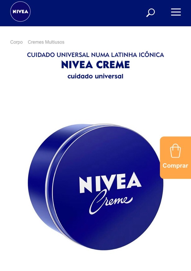 Productos CUIDADO UNIVERSAL NUMA LATINHA ICÓNICA
NIVEA CREME