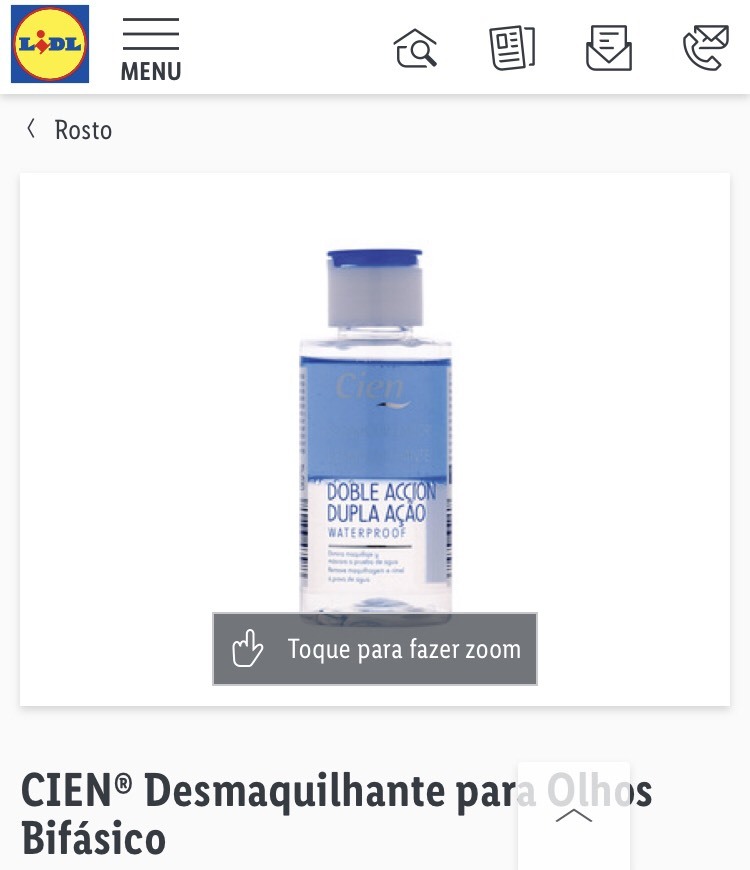 Products CIEN® Desmaquilhante para Olhos Bifásico 