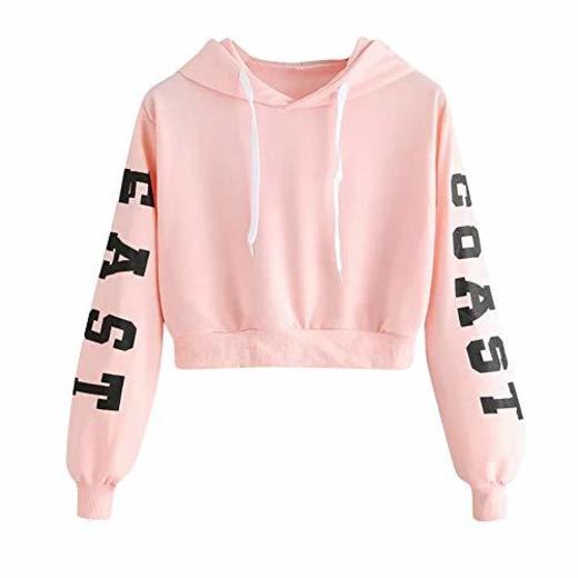 Overdose Sudadera con Capucha De Manga Larga con Estampado De Letras para