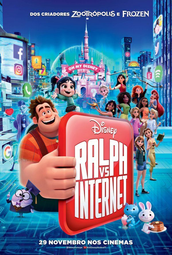 Película Força Ralph: Ralph vs Internet 