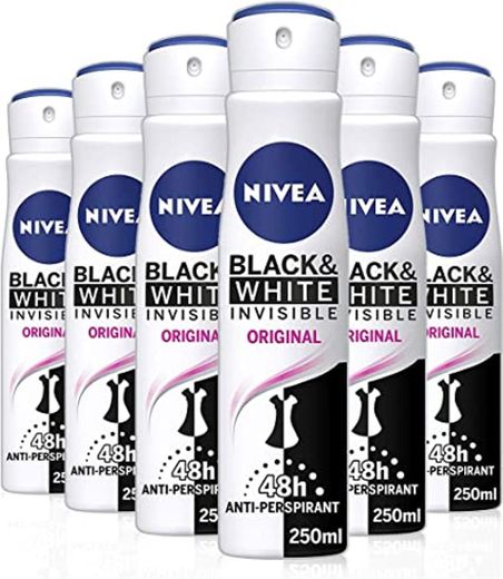 Nivea anti-transpirante for Black&White Original spray