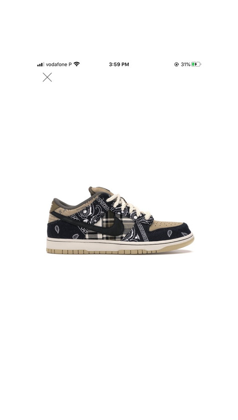 Producto Nike sb dunk Travis Scott