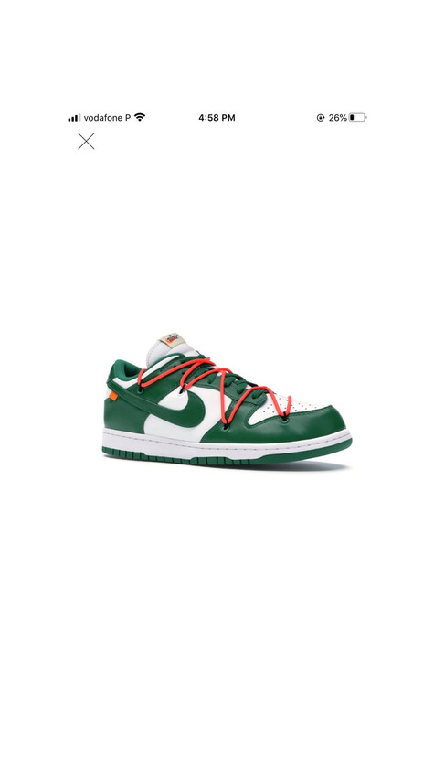 Product Nike low Off-white pine green