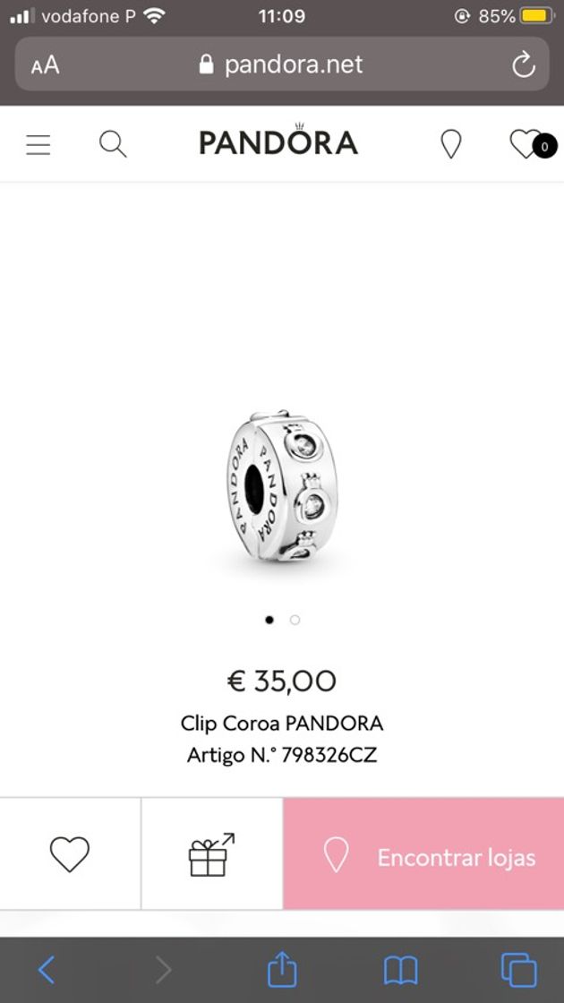 Conta pandora 