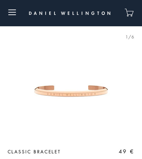 Pulseira Daniel Wellington 