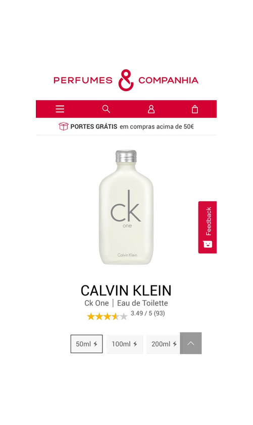 Product Perfume Calvin Klein 