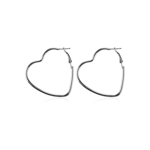 fgyhty Women Girls Exaggerated Hollow Heart Statement Earrings Women Jewelry Hook Dangle