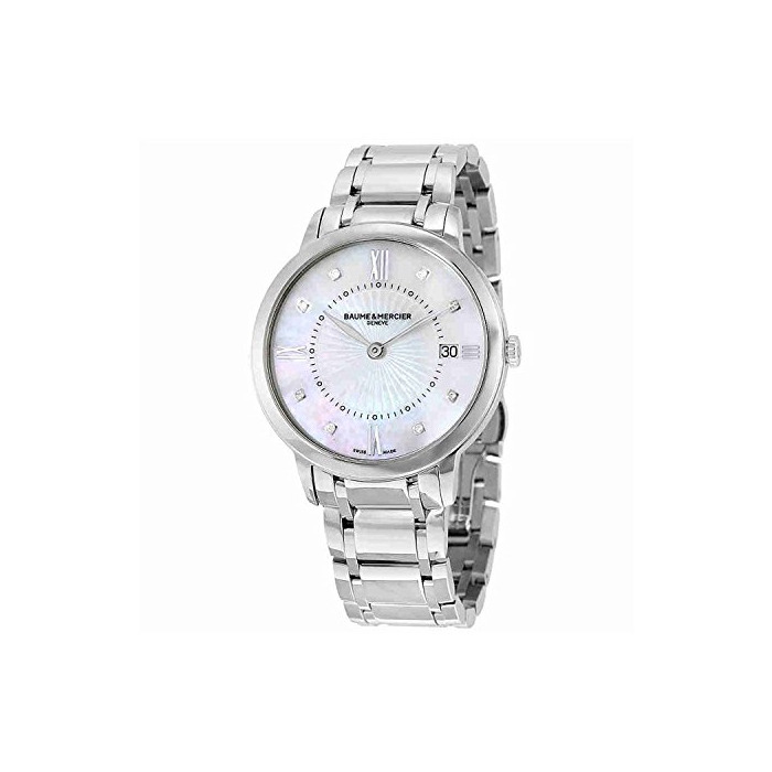 Fashion Baume y Mercier Classima 10225 Diamante de Cuarzo Mujer Reloj