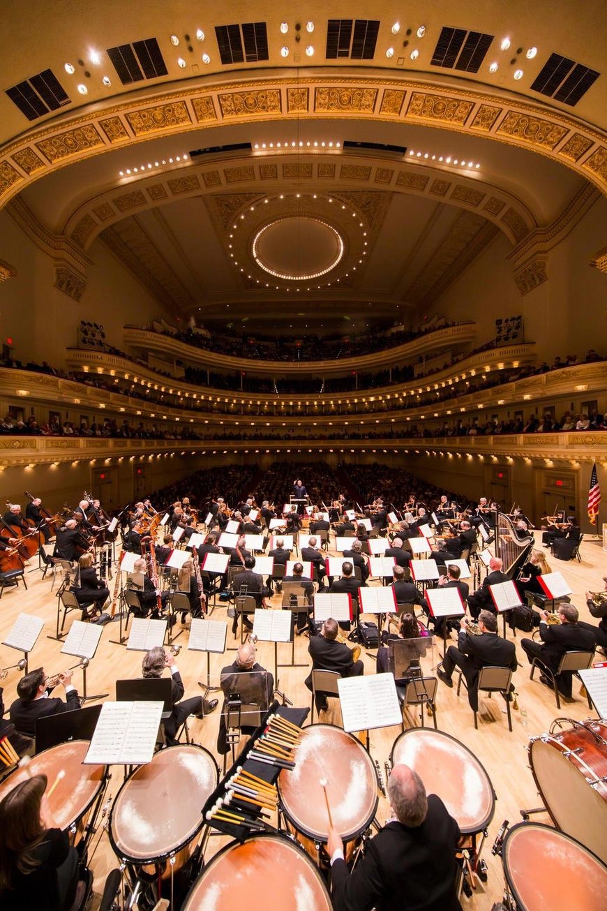 Fashion Philadelphia Orchestra at Carnegie Hall 