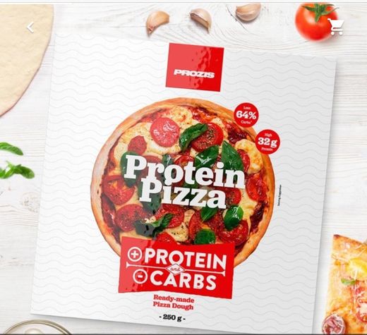 Pizza com proteína 😻