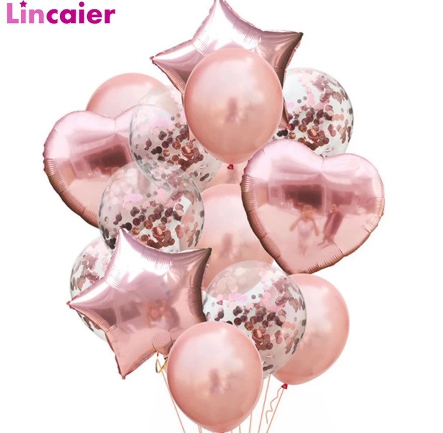 Social Balões rose gold ✨