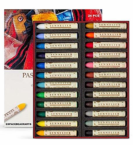 Home Sennelier Pastels Oil 24 Colors - Sennelier Senurie 24 aceite de conjunto