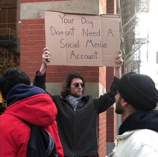 Dude with Sign