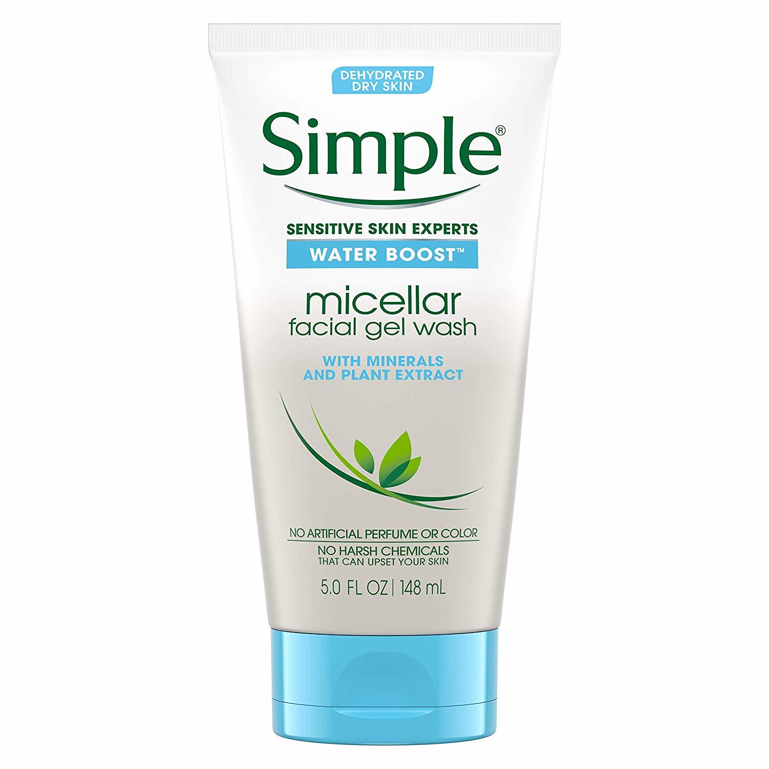 Productos Simple Micelar Facial Gel Wash