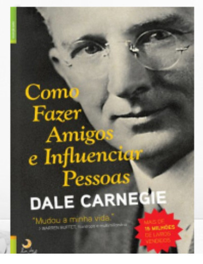 Livro “como fazer amigos e influenciar pessoas”