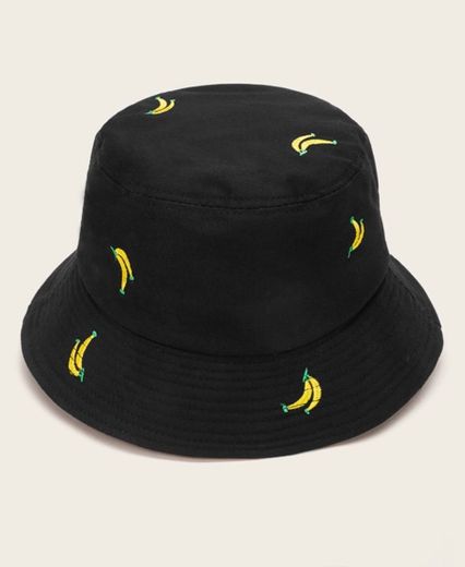 Banana Embroidery Bucket Hat | SHEIN USA