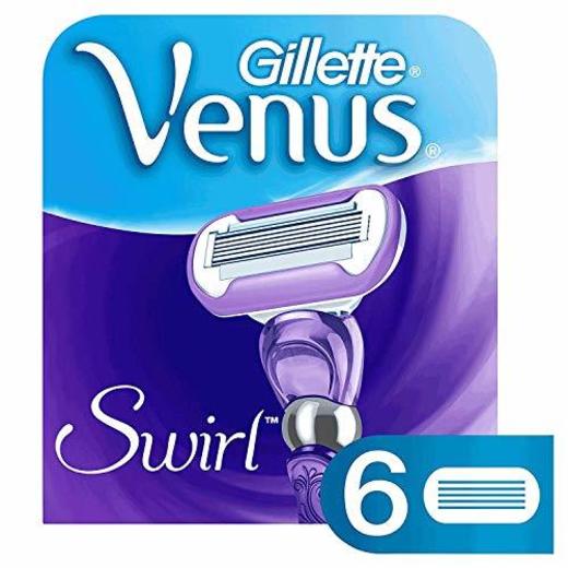 Gillette Venus Swirl - Cuchillas de afeitar - Pack de 6