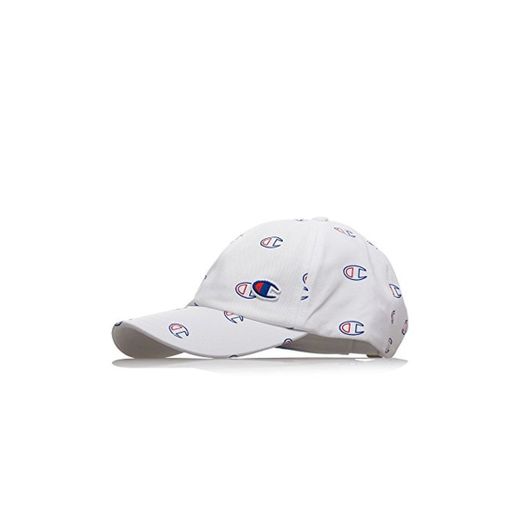 Champion All-Over C Logo Baseball Cap White-Gorras