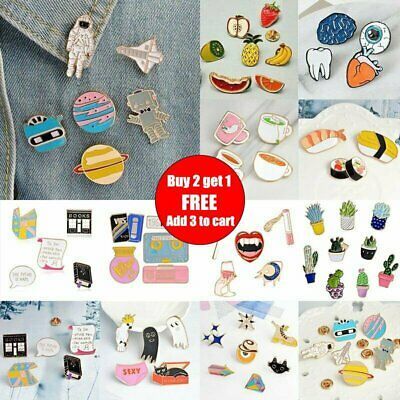 Fashion New Lovely Cute Cartoon Enamel Lapel Collar Pin Corsage Brooch ...