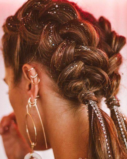 Fashion Penteado de tranças 