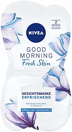 Belleza Nivea Good Morning Fresh Skin Máscara Facial, 12 unidades