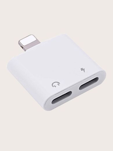 1pc iPhone Audio Charge Dual Lightning Adapter