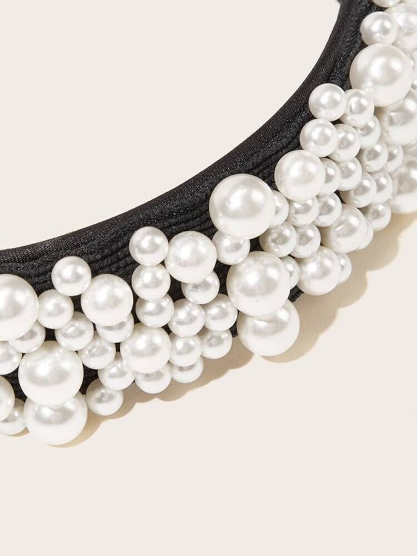 Social Faux Pearl Design Headband